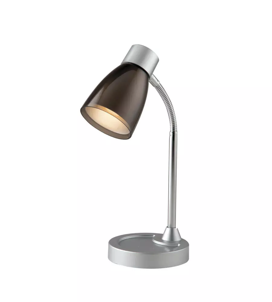LAMPADA DA TAVOLO "ARKIMEDE" IN METALLO NERO, 40W